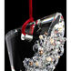 Forever Addesion LED 4 inch Polished Chrome Pendant Ceiling Light in Red Rope, Red Rope