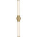 Facet LED 5 inch Heritage Brass Bath Light Wall Light