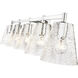 Analia 5 Light 45.75 inch Chrome Vanity Wall Light