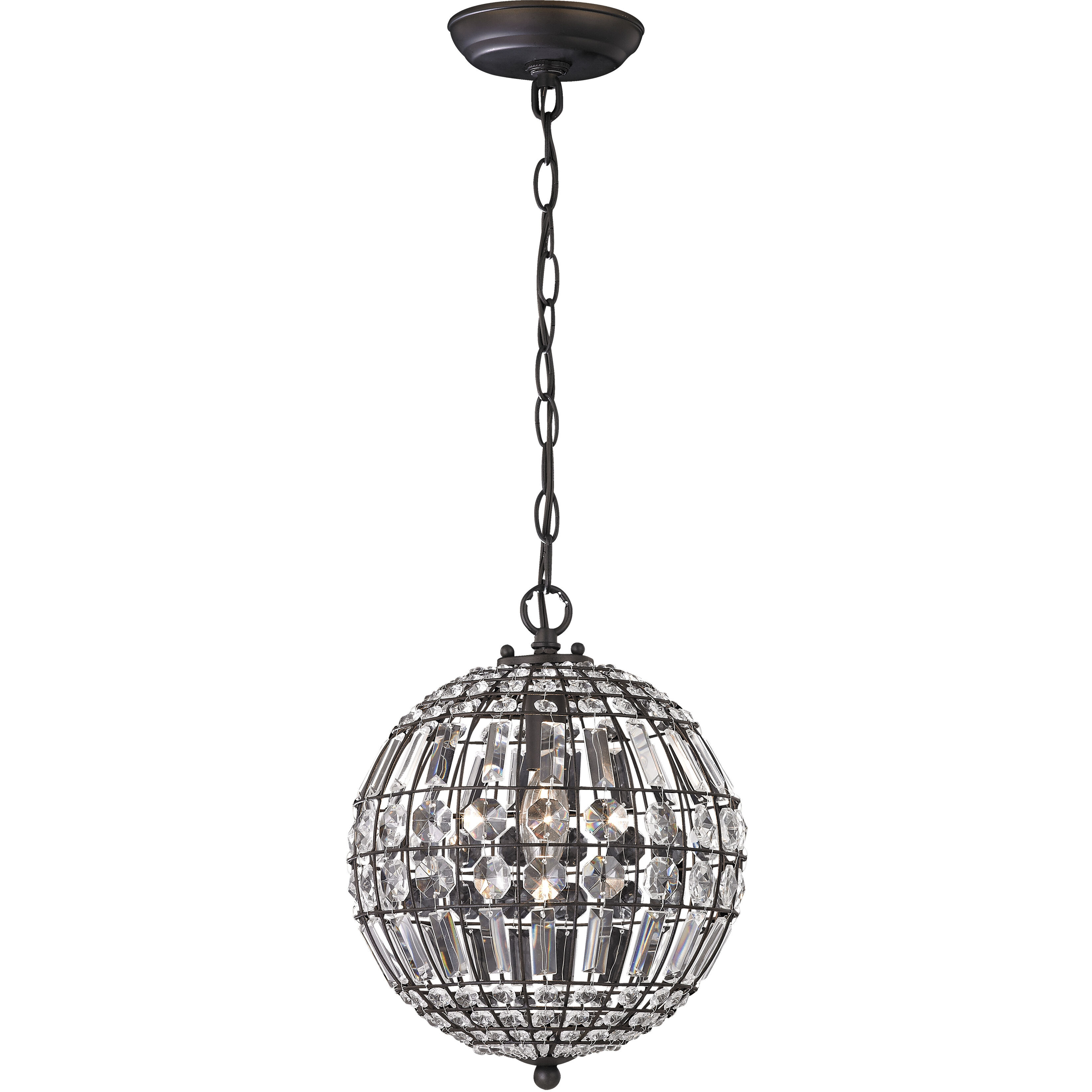 Ifrit 10.5 inch Dark Bronze Outdoor Mini Pendant