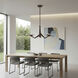 Down the Wrong Path 2 Light 59 inch Brontourage Linear Pendant Ceiling Light