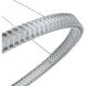 Chevron LED 39.37 inch Brushed Nickel Pendant Ceiling Light