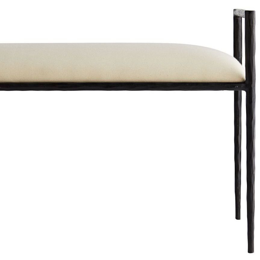 Barbana 22 inch White Bench