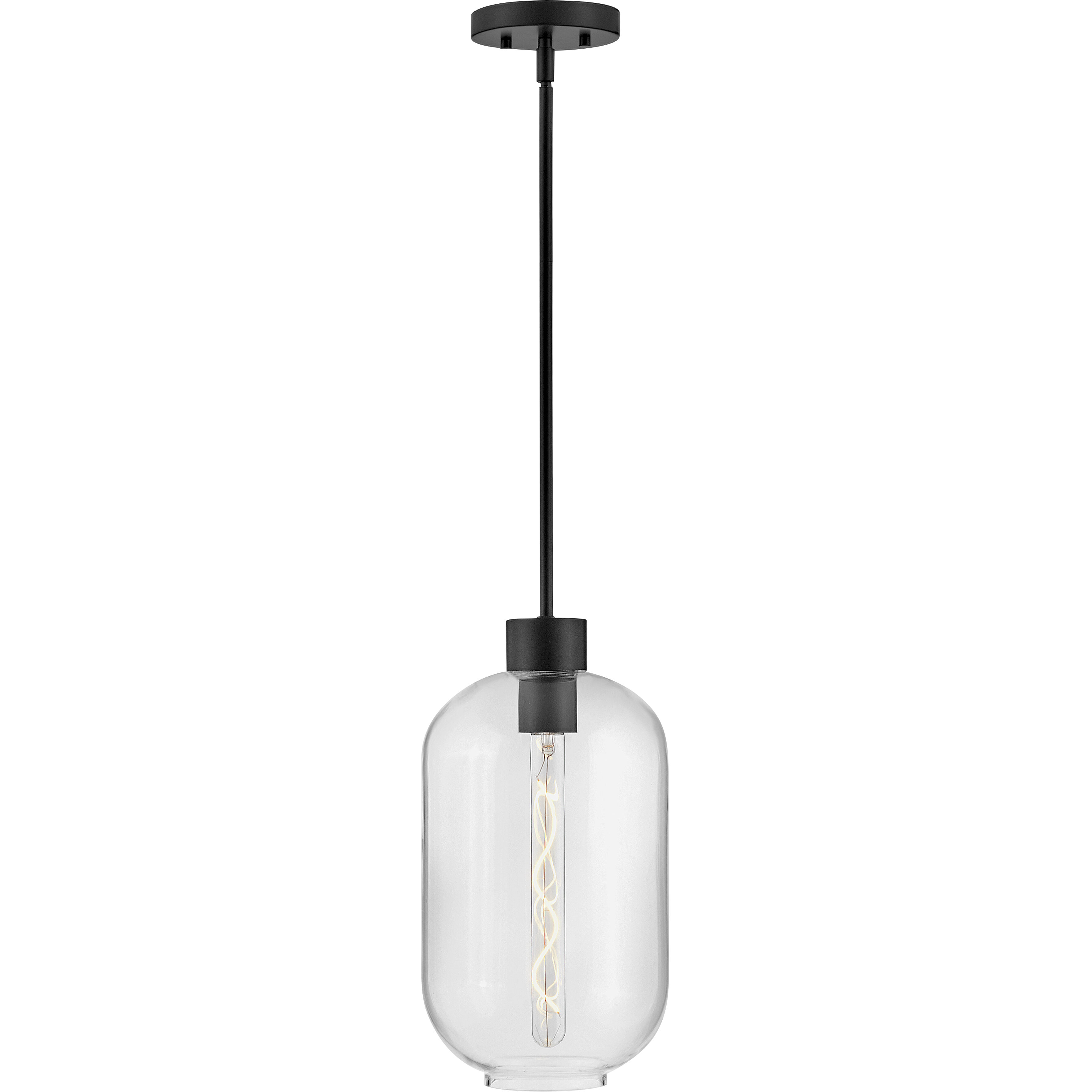Greer LED 8.5 inch Black Pendant Ceiling Light
