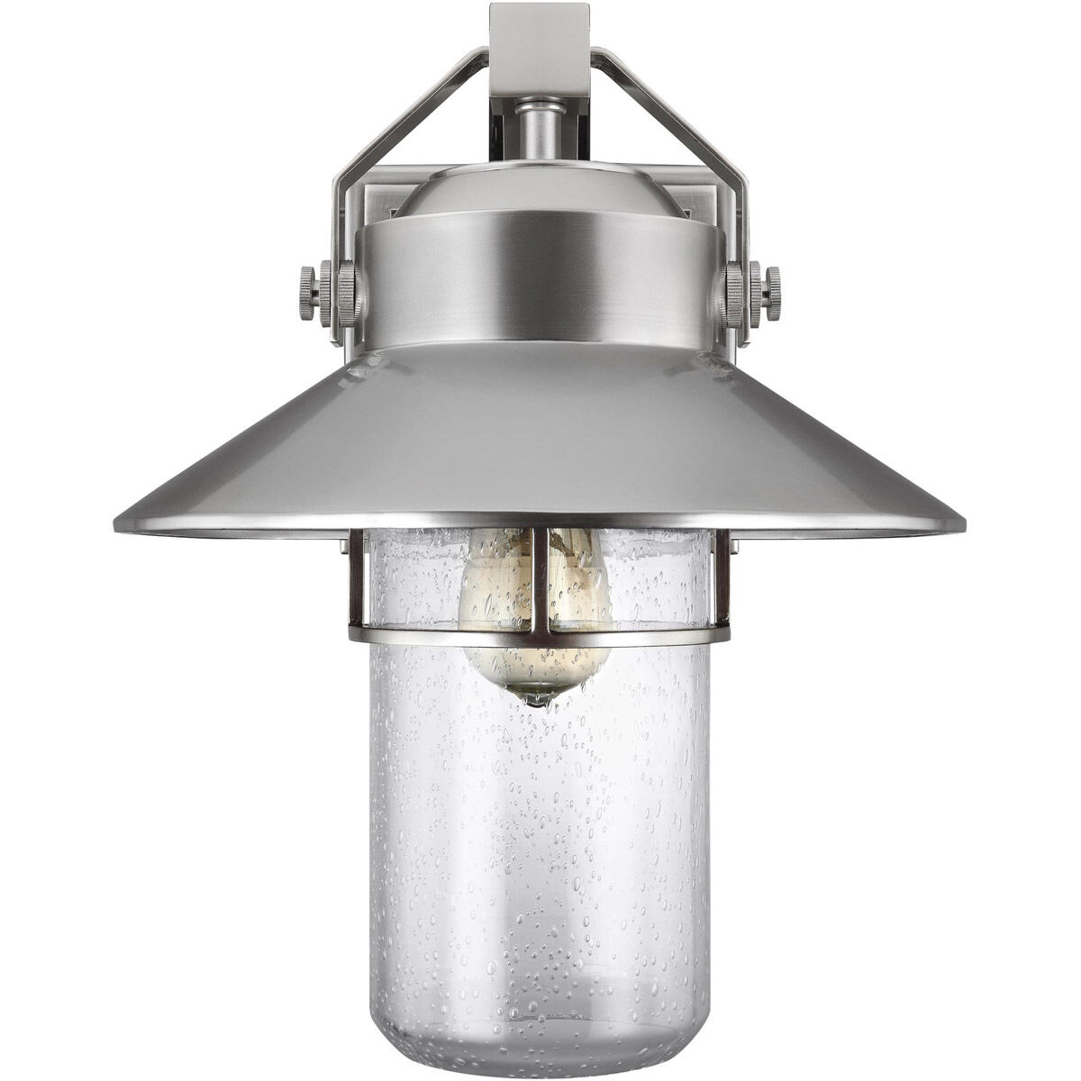 Sean Lavin Boynton 1 Light 15.5 inch Painted Brushed Steel Outdoor Wall Lantern