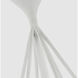 Julie Neill Alberto LED 28.75 inch Plaster White Low Ceiling Chandelier Ceiling Light, Small