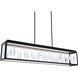 Beyond Mirage LED 54 inch Black Linear Pendant Ceiling Light, Beyond