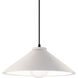 Radiance Collection LED 11.75 inch Bisque with Dark Bronze Pendant Ceiling Light