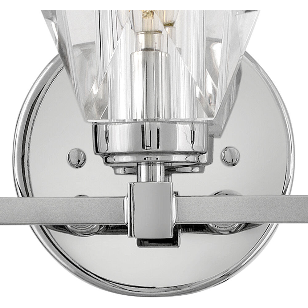 Ana 3 Light 23.5 inch Polished Nickel Bath Light Wall Light