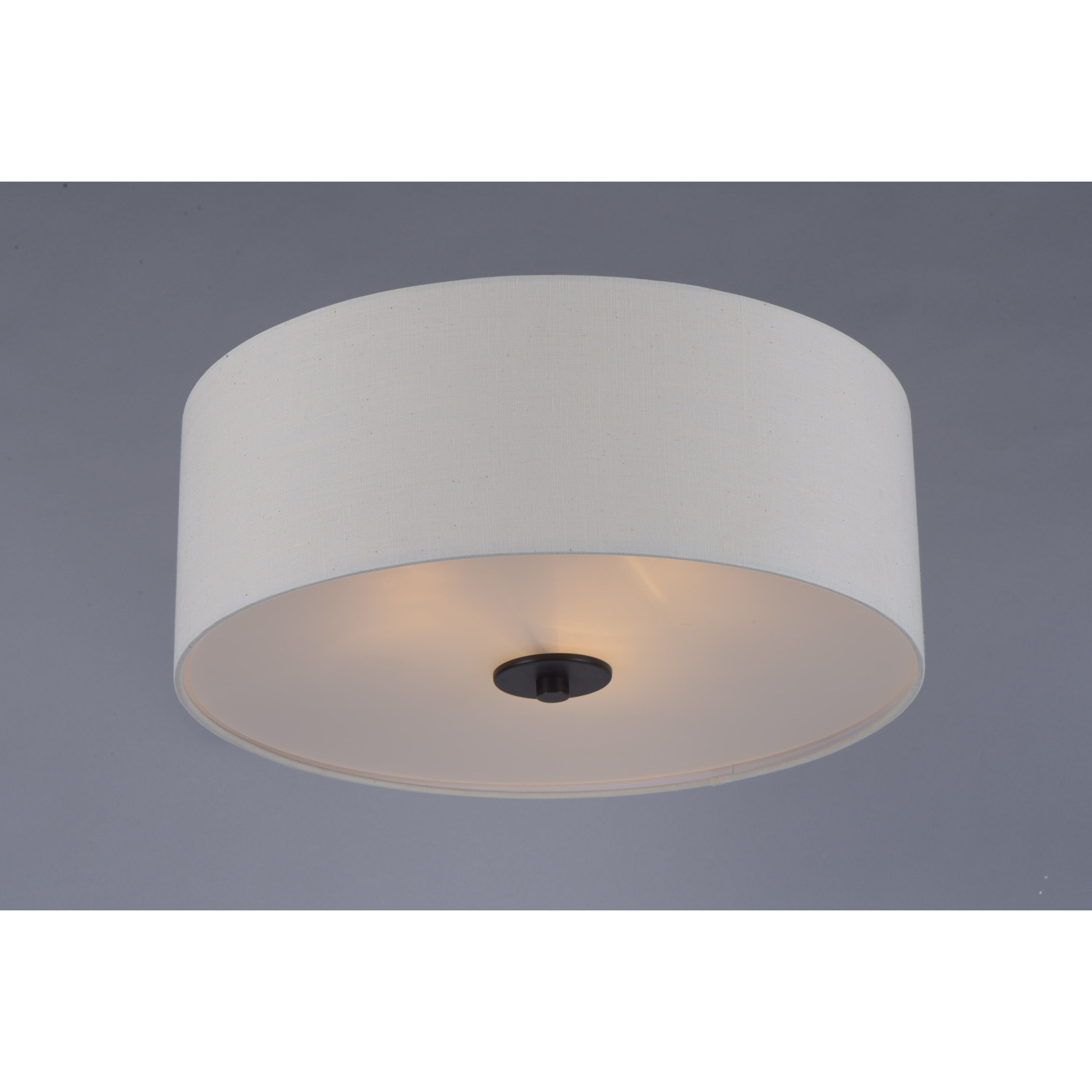 Bongo 3 Light 18 inch Oil Rubbed Bronze Flush Mount Ceiling Light