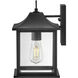 Nolan 1 Light 12 inch Black Outdoor Wall Mount