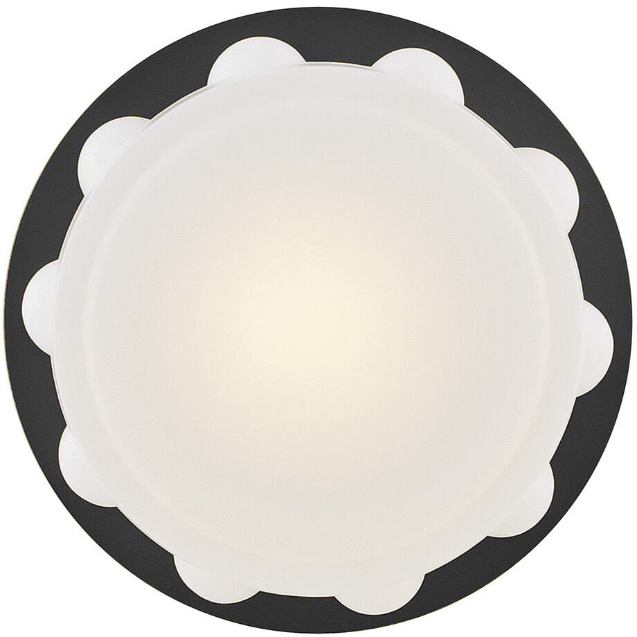 Zoey LED 14 inch Black Flush Mount Ceiling Light