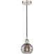 Edison Rochester 1 Light 5.88 inch Polished Nickel Cord Hung Mini Pendant Ceiling Light