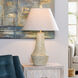 Morgana 31 inch 150 watt Gray Taupe and Brass Table Lamp Portable Light