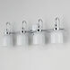 Milk 4 Light 30.5 inch Polished Chrome Bath Vanity Wall Light
