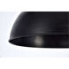 Merce 1 Light 15 inch Vintage Black Pendant Ceiling Light