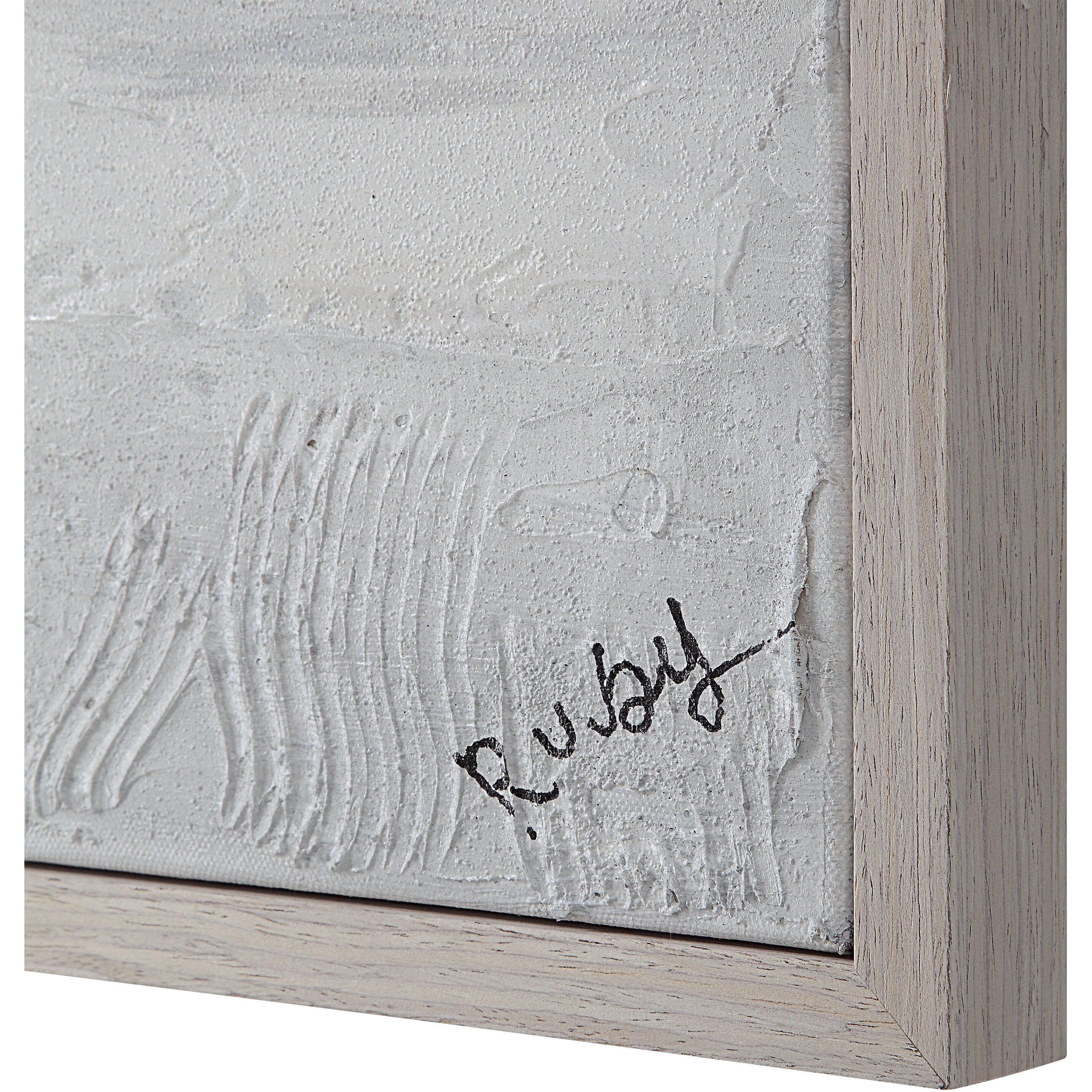 Heleni White/Grey Canvas Art, 2 Piece