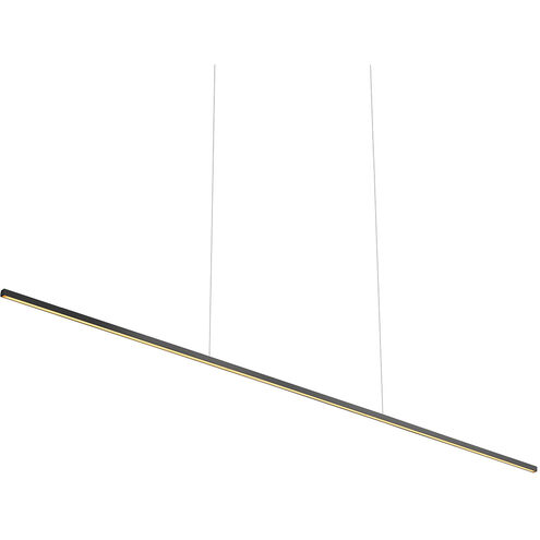 Vega Minor LED 60 inch Black Linear Pendant Ceiling Light