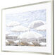 Sea Shade White and Blue Framed Art