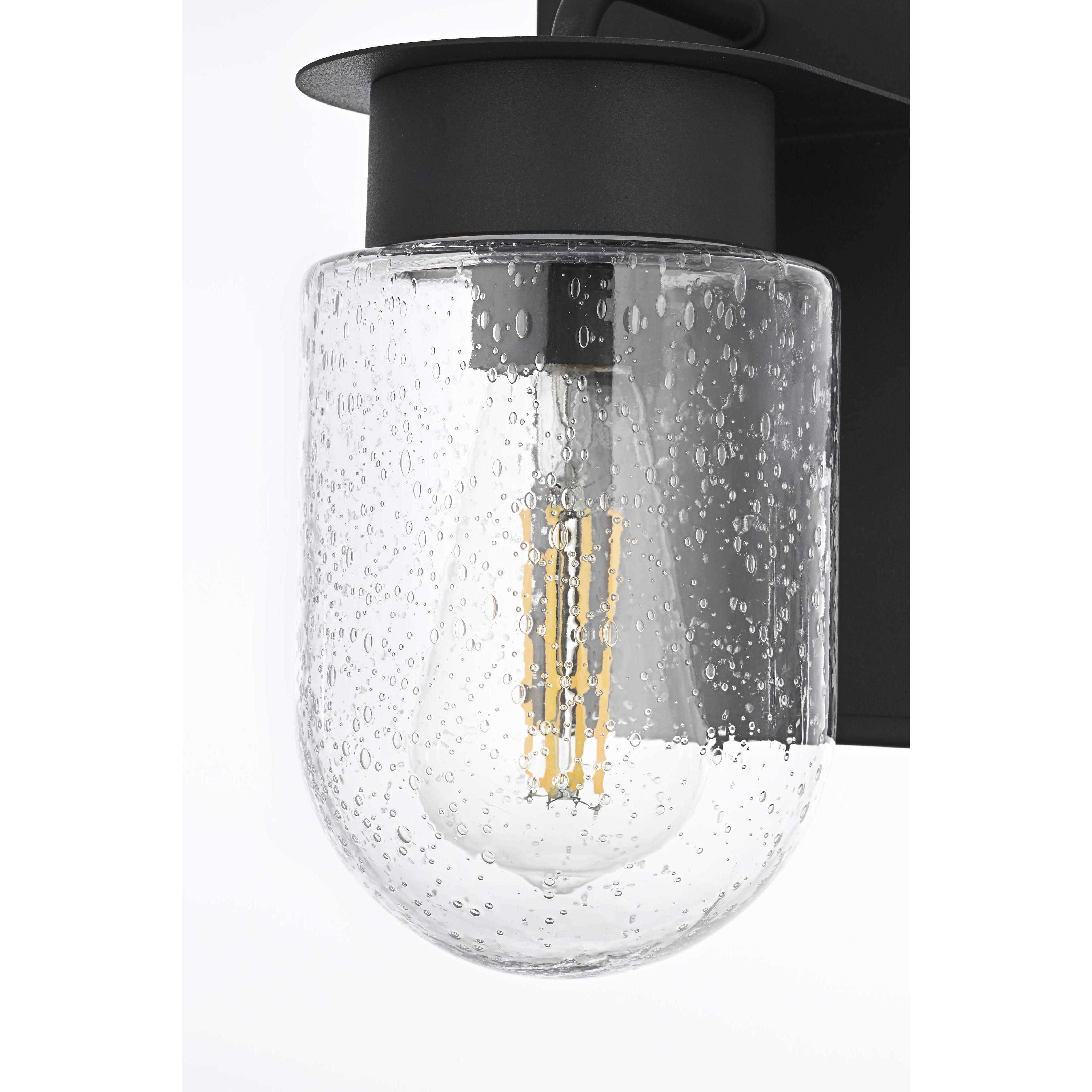 Rafael 1 Light 9 inch Black Outdoor Wall Sconce