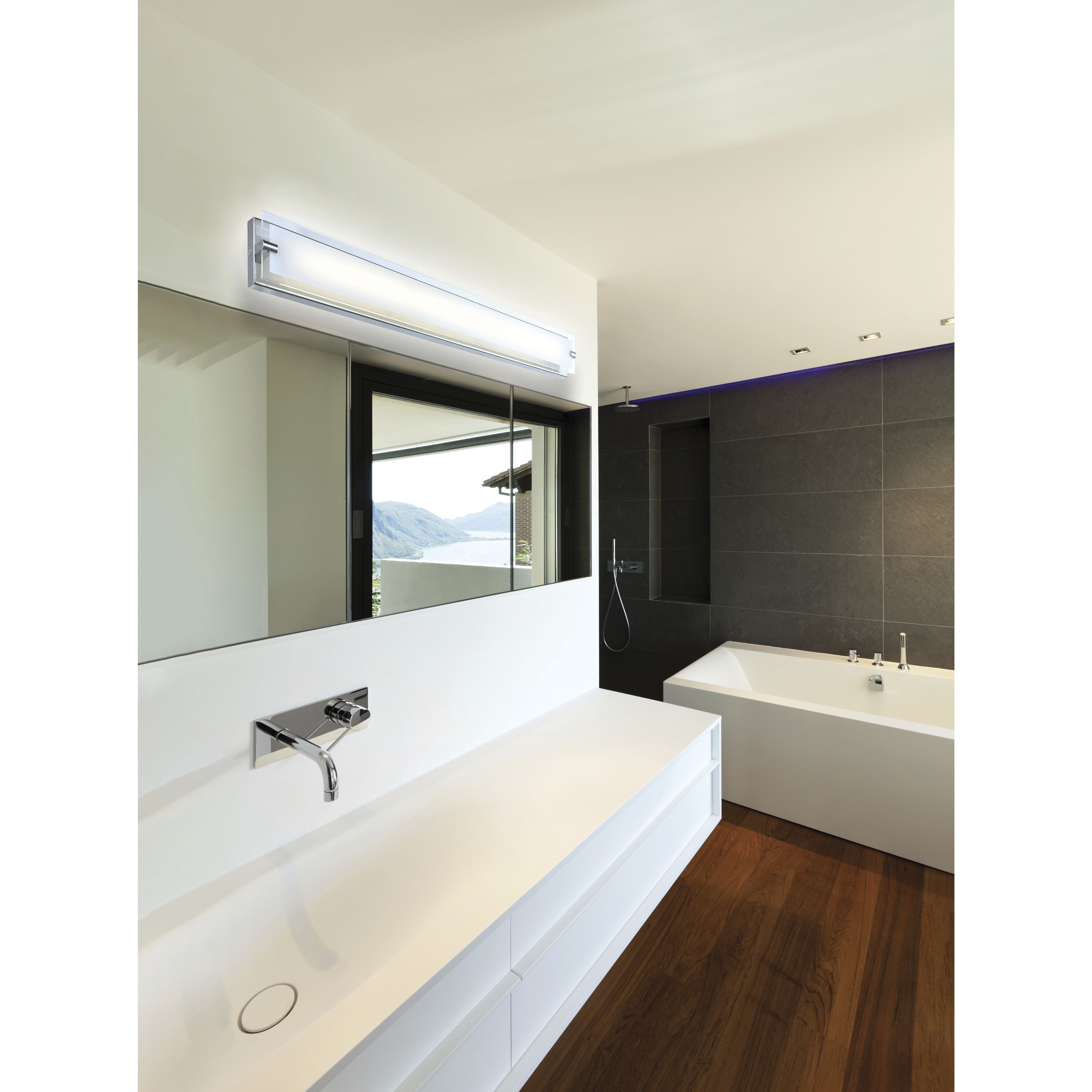 Blaze LED 40.2 inch Chrome Bath Vanity Light Wall Light