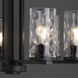 Steinway 6 Light 25 inch Matte Black Chandelier Ceiling Light