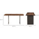 Howell 60 X 24 inch Brown Desk