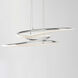 Coaster LED 20.25 inch Polished Chrome Single Pendant Ceiling Light