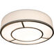 Reeves LED 20 inch Satin Nickel Flush Mount Ceiling Light