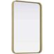 Remy 30 X 20 inch Brass Mirror
