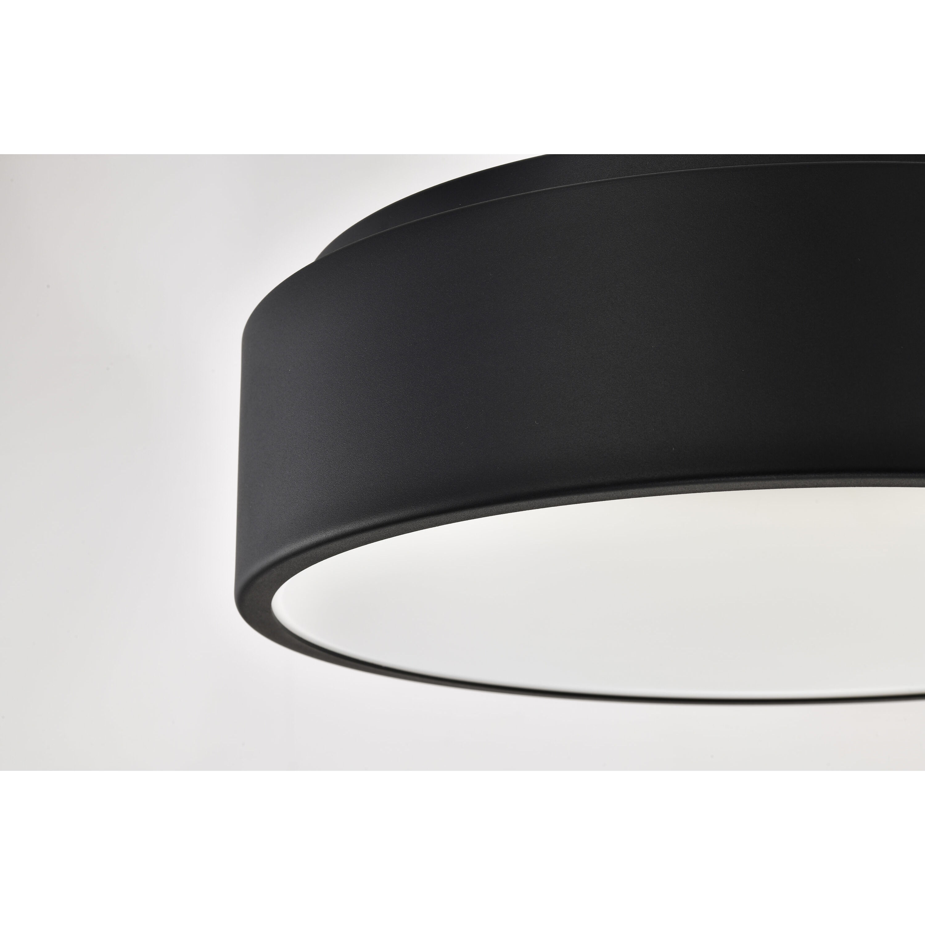 Orbit LED 17.75 inch Black Flush Mount Ceiling Light