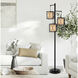 Lantern 72.5 inch 60.00 watt Black Iron Floor Lamp Portable Light