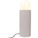 Portable 17 inch 60.00 watt Bisque Table Lamp Portable Light