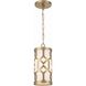 Jennings 1 Light 6 inch Aged Brass Mini Pendant Ceiling Light