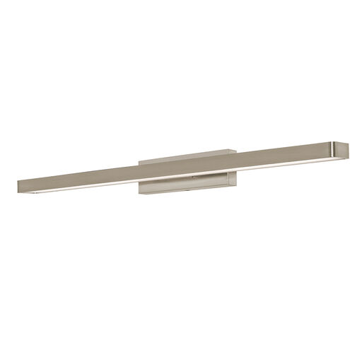 Brock LED 36 inch Satin Nickel Vanity Light Wall Light