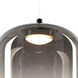 Refrax LED 5.5 inch Matte Black Pendant Ceiling Light