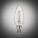 Branded Lamps LED T - Torpedo C - E12 Candelabra 4 watt 120 3000K Light Bulb