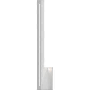 Stripe LED 24 inch Textured White Indoor-Outdoor Sconce