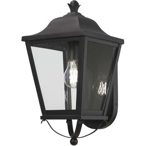 Savannah 1 Light 16 inch Sand Coal Outdoor Wall Mount, The Great Outdoors