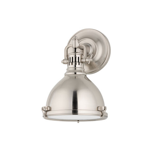 Pelham 1 Light 8 inch Satin Nickel Wall Sconce Wall Light