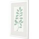 Florals Collection Block Profile Matted White Framed Art