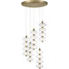 Bollavino LED 20 inch Legacy Brass Pendant Ceiling Light