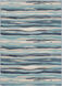 City 36 X 24 inch Aqua Rug in 2 x 3, Rectangle