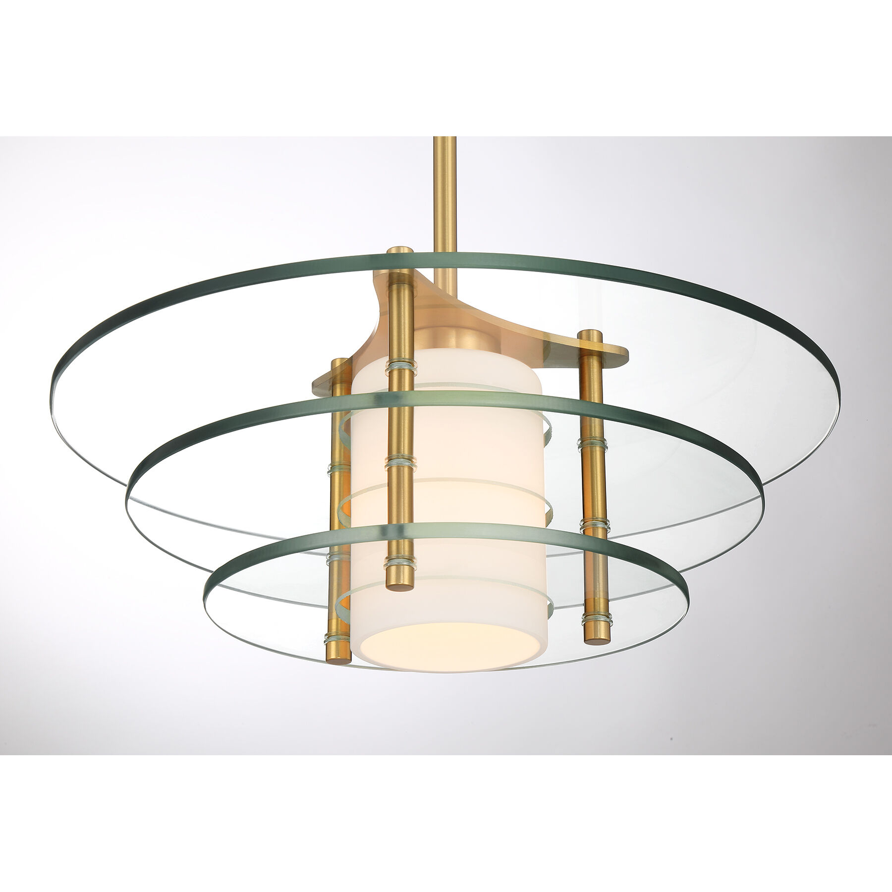Newell 1 Light 20 inch Warm Brass Pendant Ceiling Light