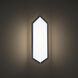 Corte LED 15.38 inch Black Outdoor Wall Light in 3000K, dweLED