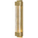 MOCO Rune LED 30 inch Heritage Brass Outdoor Wall Mount Lantern