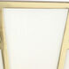 Empire 1 Light 7 inch Modern Brass Wall Sconce Wall Light