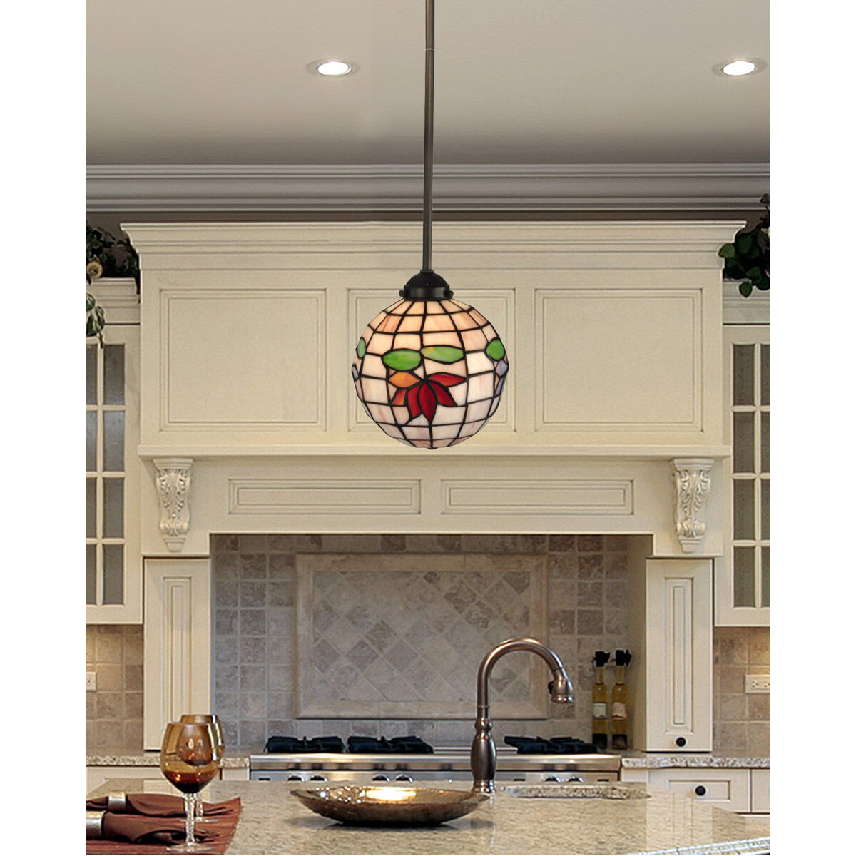 Evelyn 1 Light 7 inch Antique Bronze Mini Pendant Ceiling Light