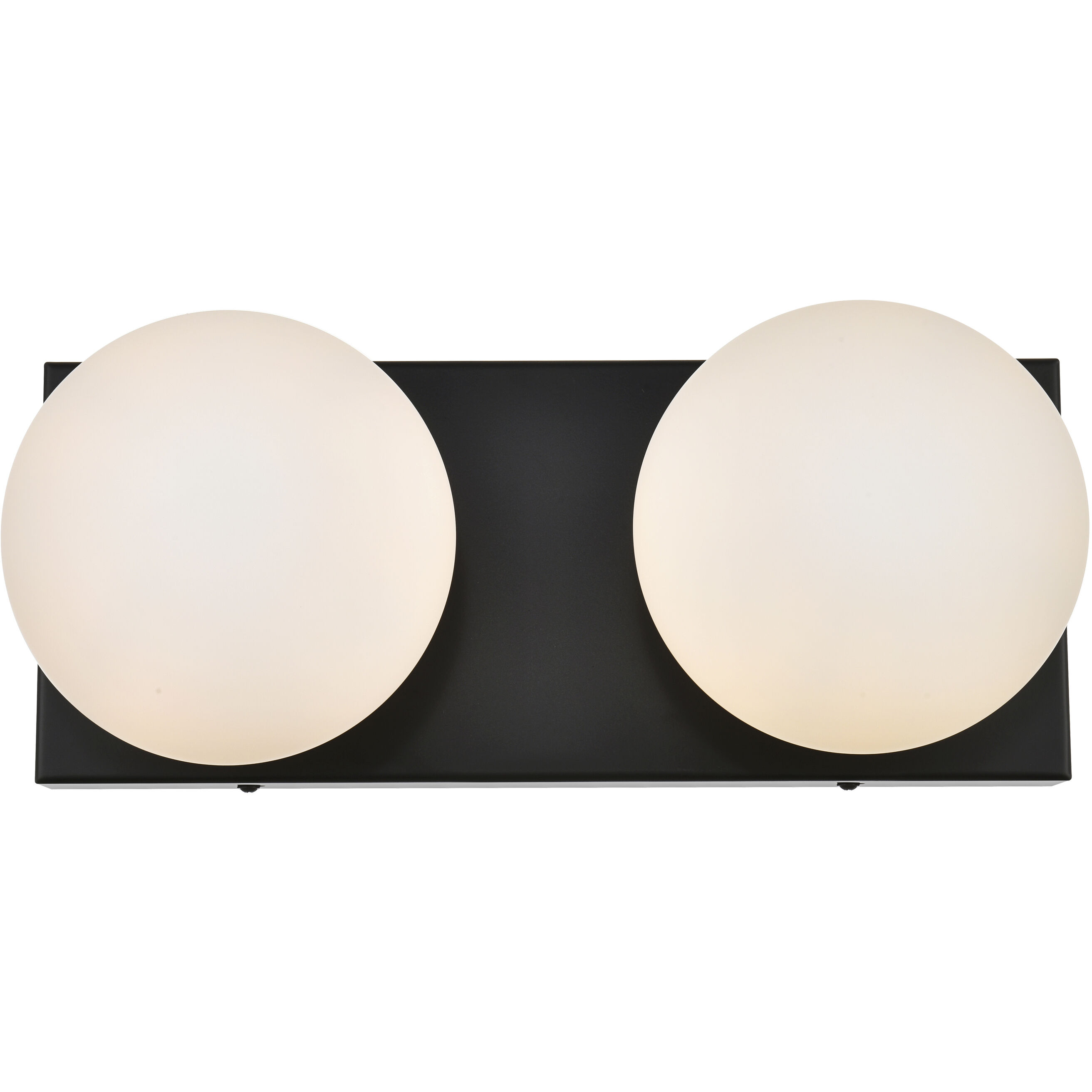 Jaylin 2 Light 14 inch Black Bath Sconce Wall Light