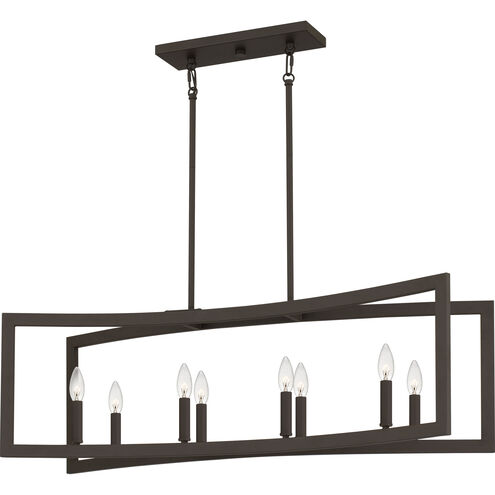Beaufain 8 Light 38 inch Old Bronze Island Light Ceiling Light